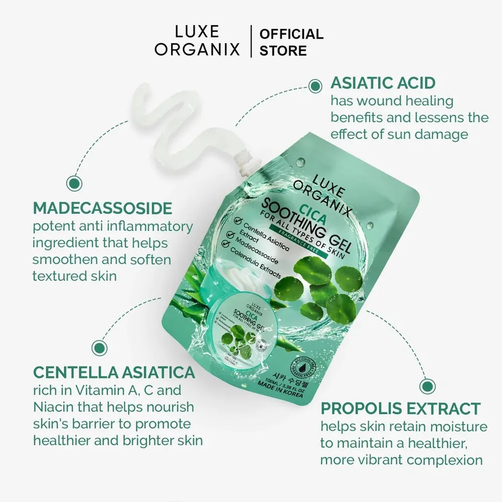 Luxe Organix Cica Soothing Gel 100ml