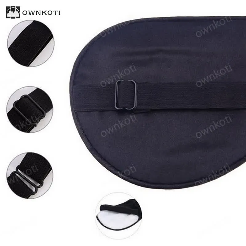 Luxurious Printed Silk Blackout Sleep Eye Mask