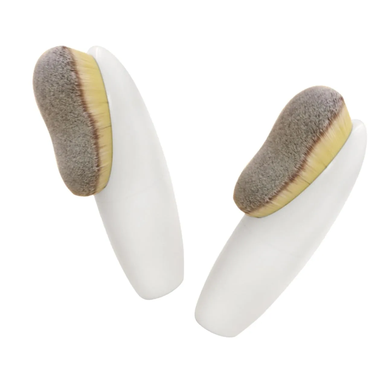 Makeup Brushes Case Loose Powder Brush Kit 2pcs Makeup Tools for Easy to Use