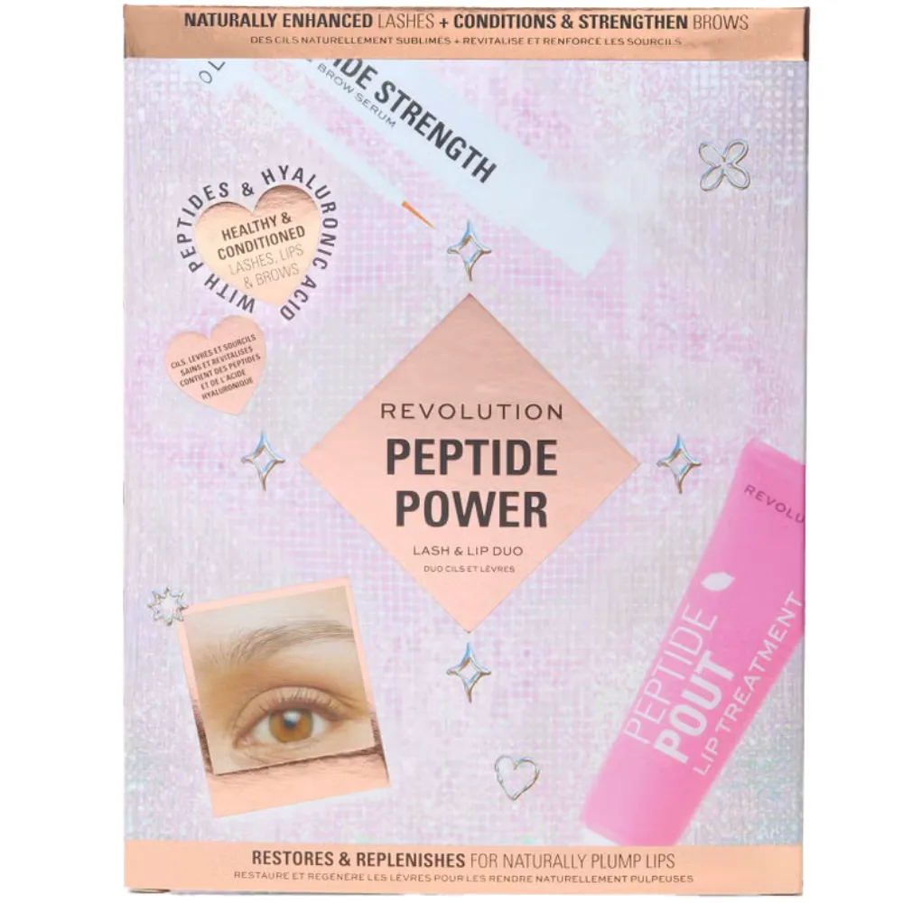 Makeup Revolution Peptide Power Lash & Lip Duo