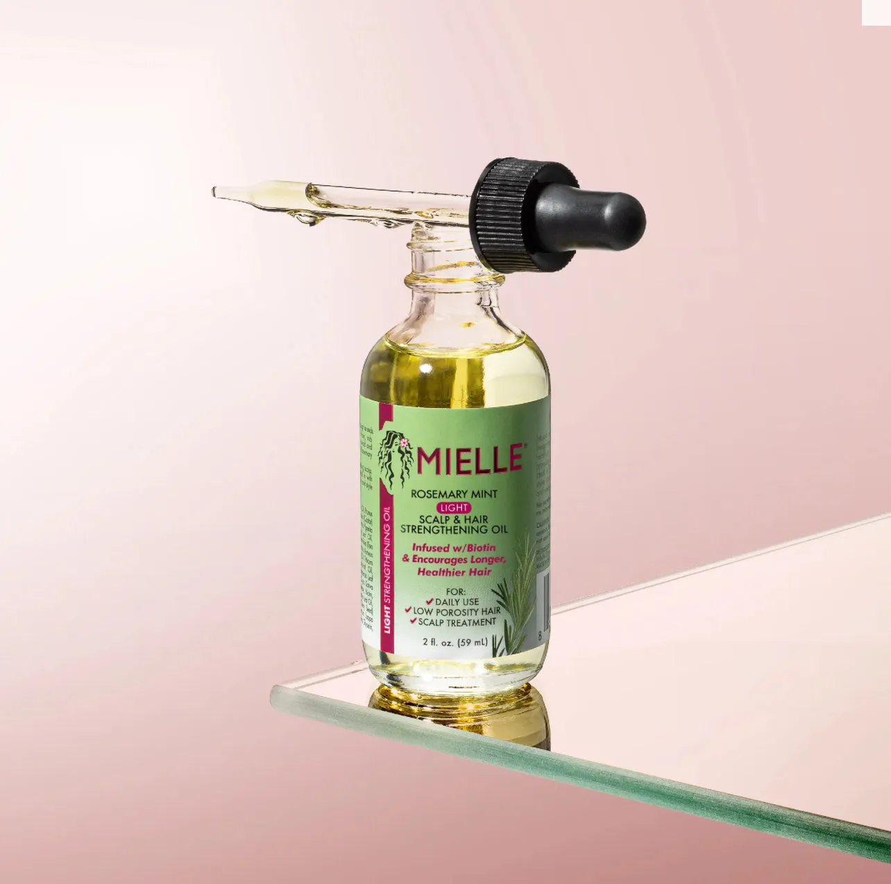 MIELLE Rosemary Mint Light Scalp & Hair strength oil