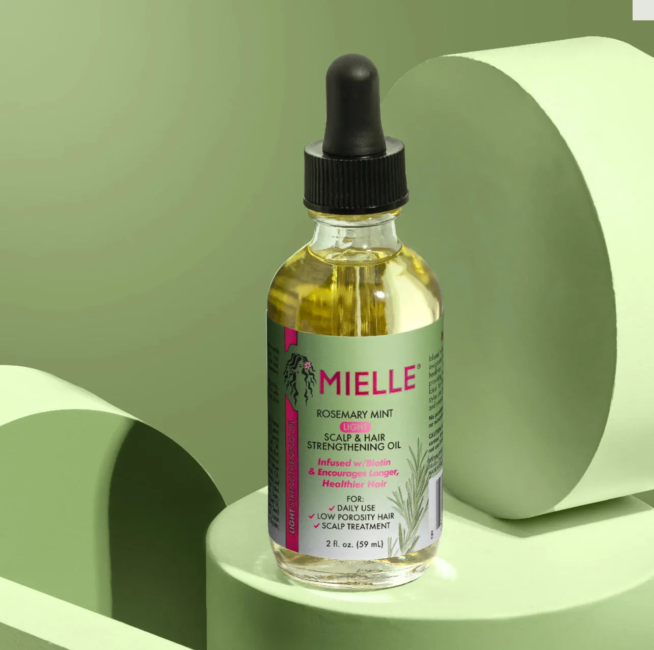 MIELLE Rosemary Mint Light Scalp & Hair strength oil