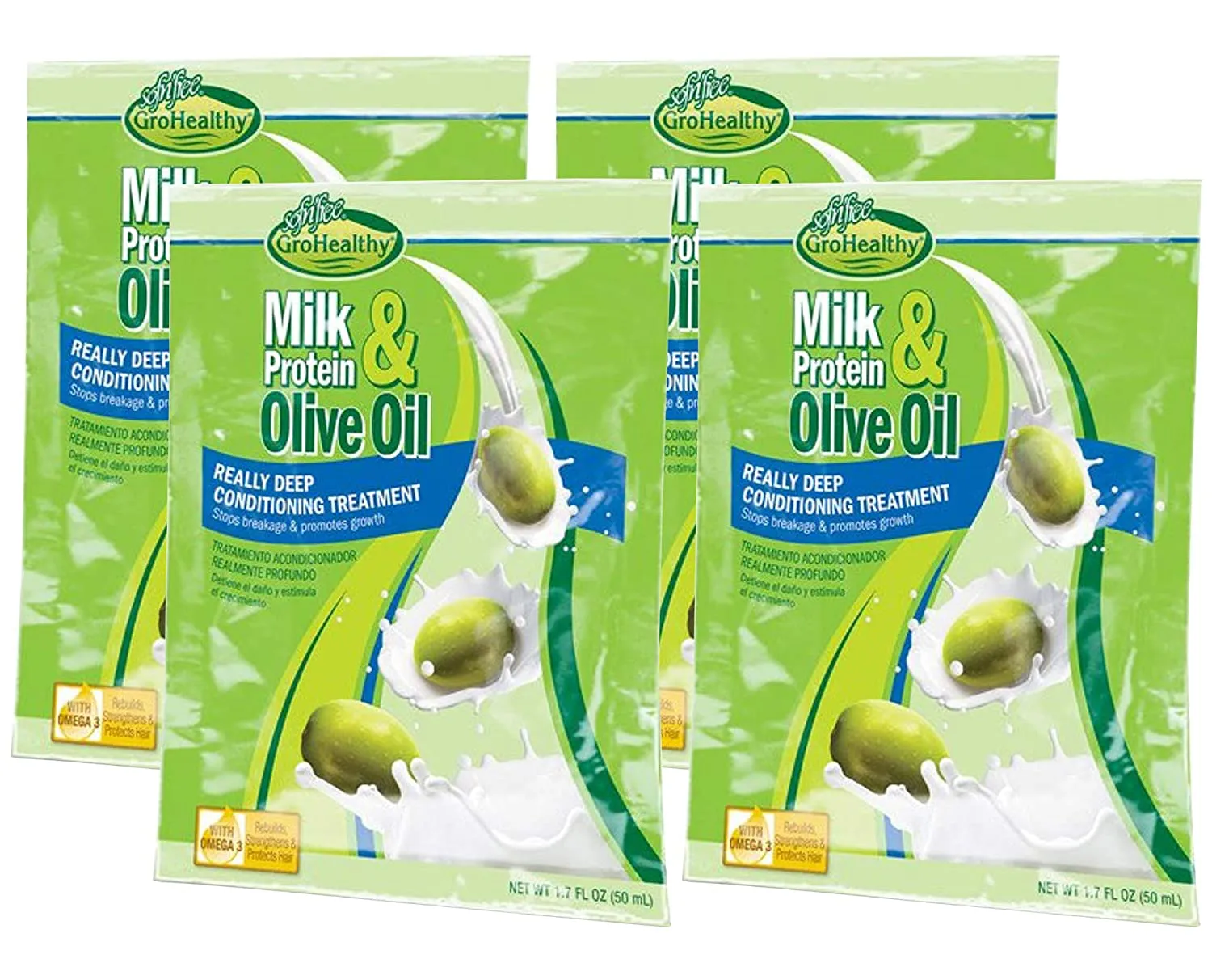 Milk Protein & Olive Oil Hair Deep Conditioning Treatment Hair Mask
