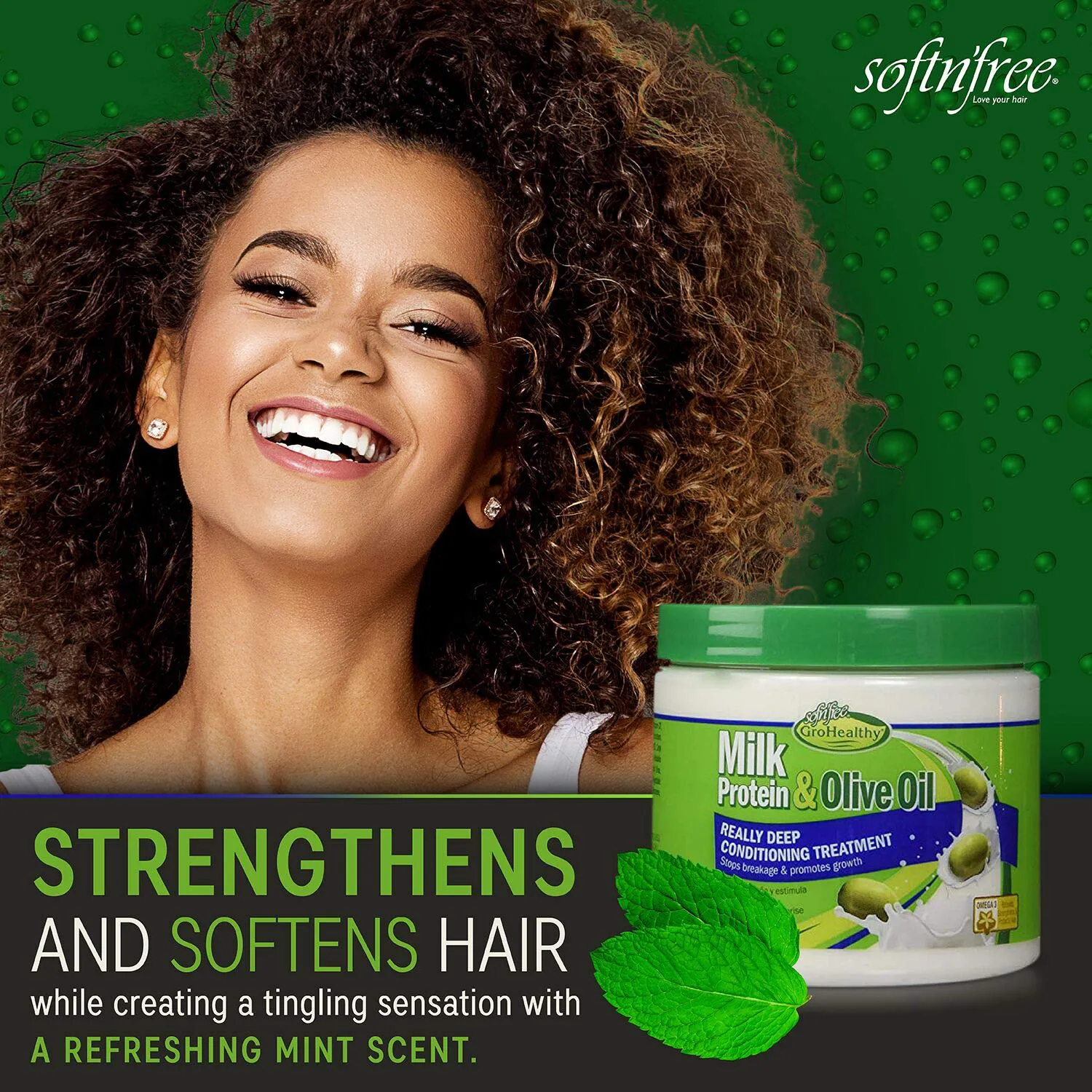 Milk Protein & Olive Oil Hair Deep Conditioning Treatment Hair Mask