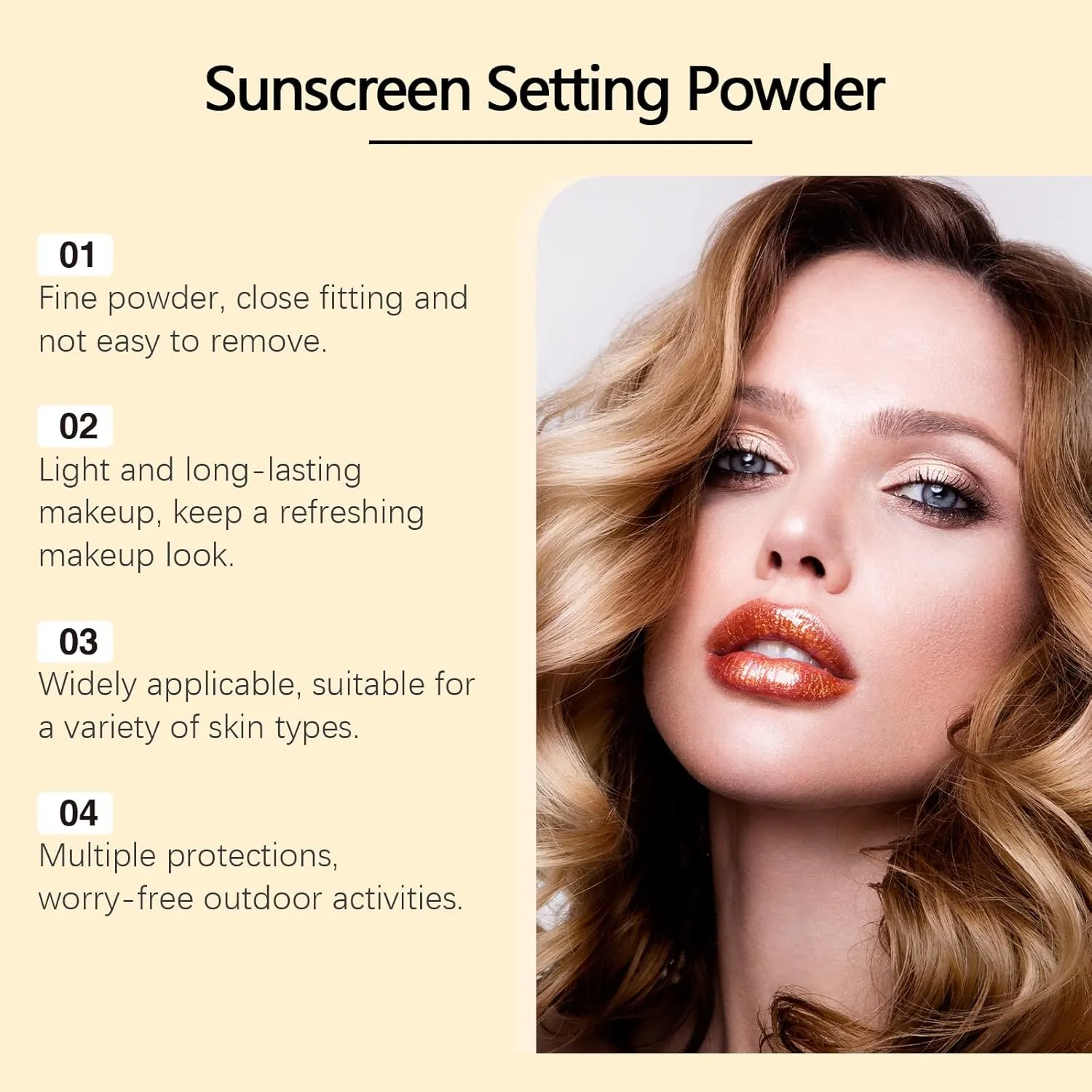 Mineral Sunscreen Setting Powder SPF 35 with Brush - Lightweight Oil Control, Translucent Finish for Face & Scalp - Travel-Friendly Twist Brush Design, 0.28oz (Natural Color, 2 Pack)