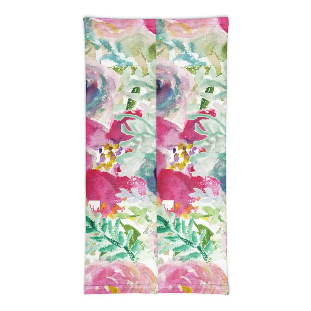 Mixed Floral Face Mask, Face Cover Shield, Reusable Washable Bandana-Made in USA/EU