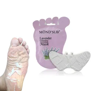 MOND' SUB 4 Pieces Lavender Peeling Foot Masks That Moisturize The Heels.