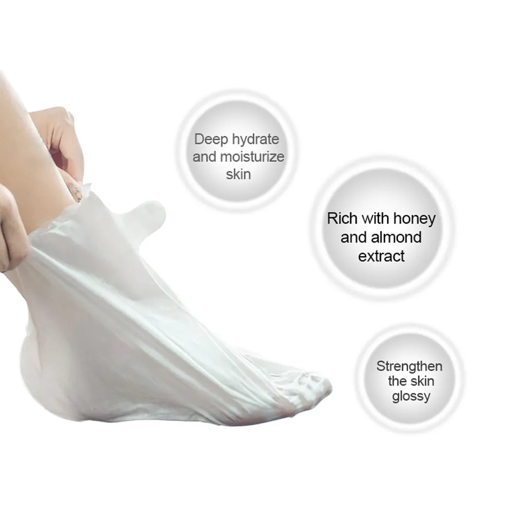 MOND' SUB 4 Pieces Lavender Peeling Foot Masks That Moisturize The Heels.