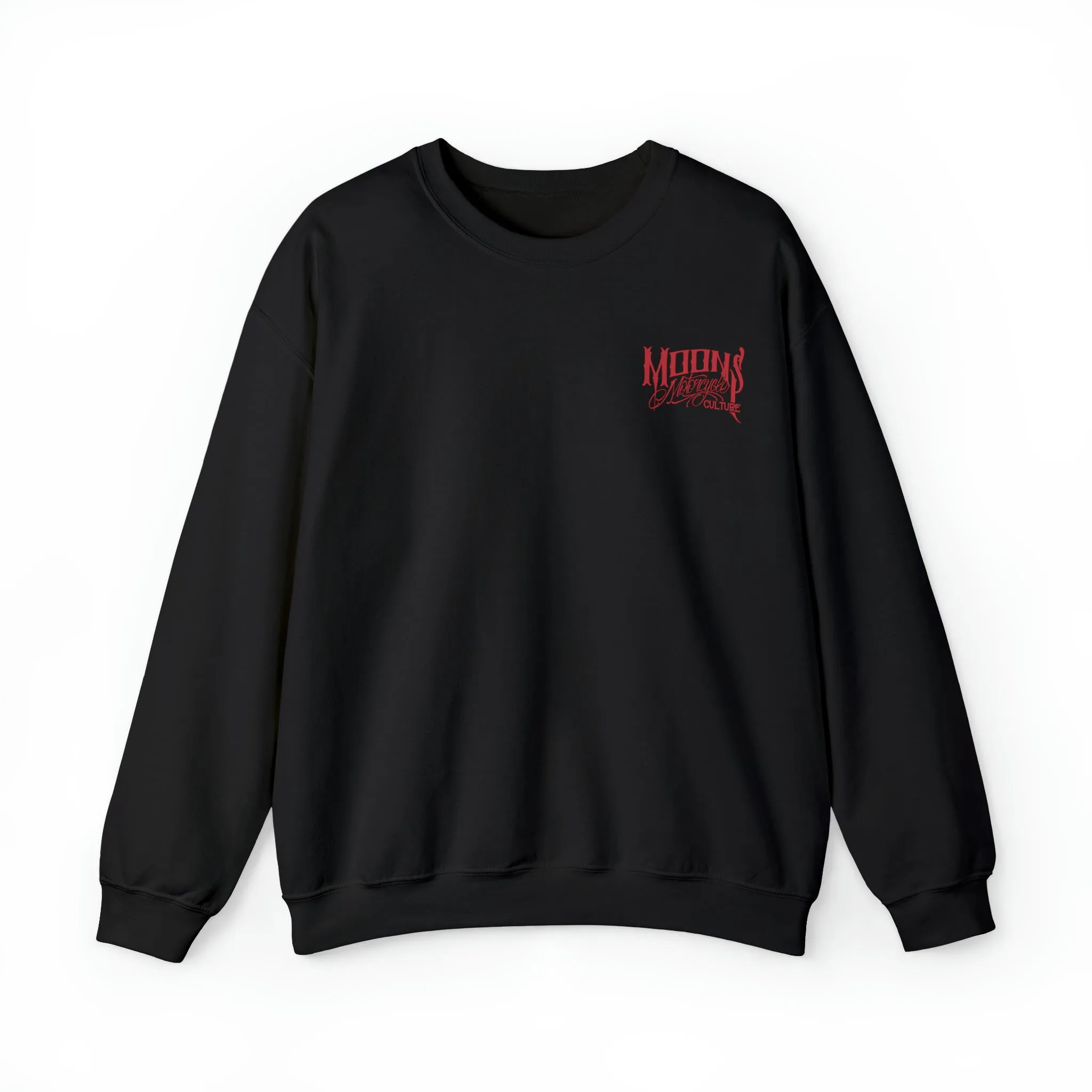 MOONSMC® Japanese Samurai Mask Heavy Blend™ Crewneck Sweatshirt