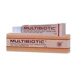 MULTIBIOTIC ointment 3g (tube), wound healing, wound care