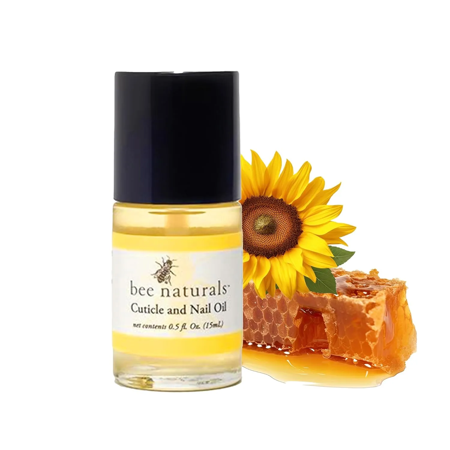 Nail & Cuticle Oil 0.5 oz - Heals Cracked Nails & Rigid Cuticles. Deep moisture for nails and cuticles. Contains rich avocado and castor oils. Massage into nails and cuticles.