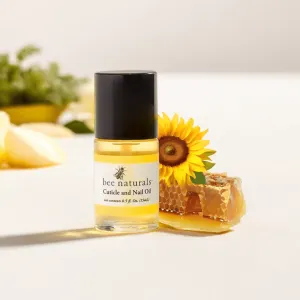 Nail & Cuticle Oil 0.5 oz - Heals Cracked Nails & Rigid Cuticles. Deep moisture for nails and cuticles. Contains rich avocado and castor oils. Massage into nails and cuticles.