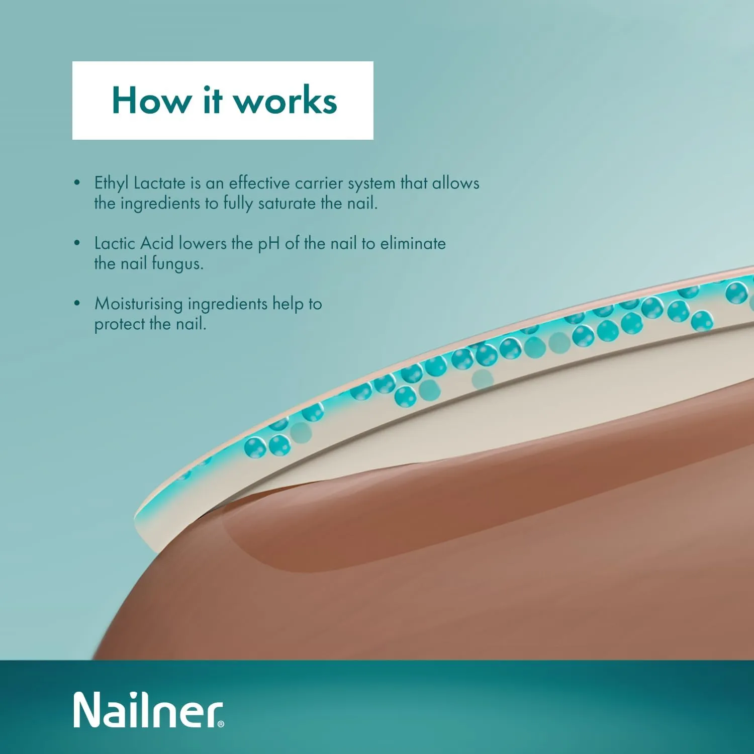 Nailner 2-in-1 Fungal Nail Treatment Brush, 5ml - Healthy & Bright Nails