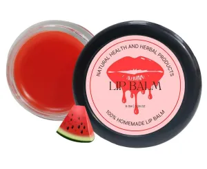 Natural Health and Herbal products Juicy Water-Melon Delight Lip Balm: Keep Your Lips Fresh Hydrated Moisturization 12 Hrs Miniaturization, Long Lasting, Romantic, Kissable, Smooth Enriched, Care- 8g