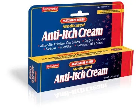 Natureplex Steroid FREE 1.5oz Maximum Relief Anti-itch Rash Burn Cream Dry Skin