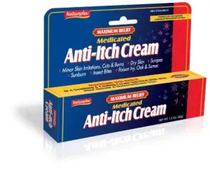 Natureplex Steroid FREE 1.5oz Maximum Relief Anti-itch Rash Burn Cream Dry Skin