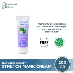 Nature's Beauty Stretch Mark Cream 200 Gr - Krim Stretch Mark