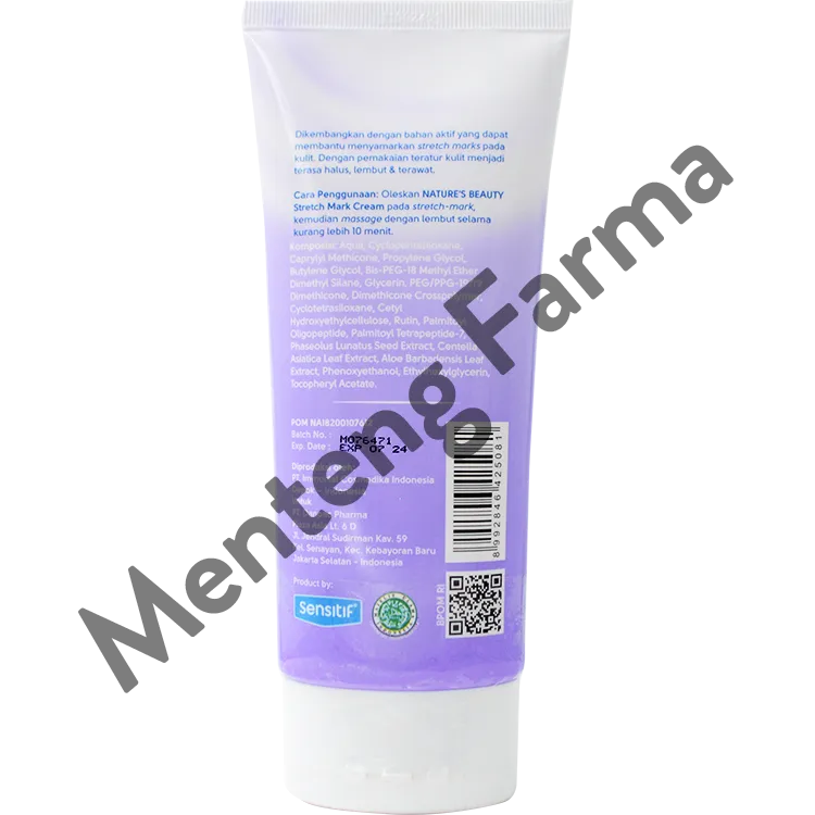 Nature's Beauty Stretch Mark Cream 200 Gr - Krim Stretch Mark