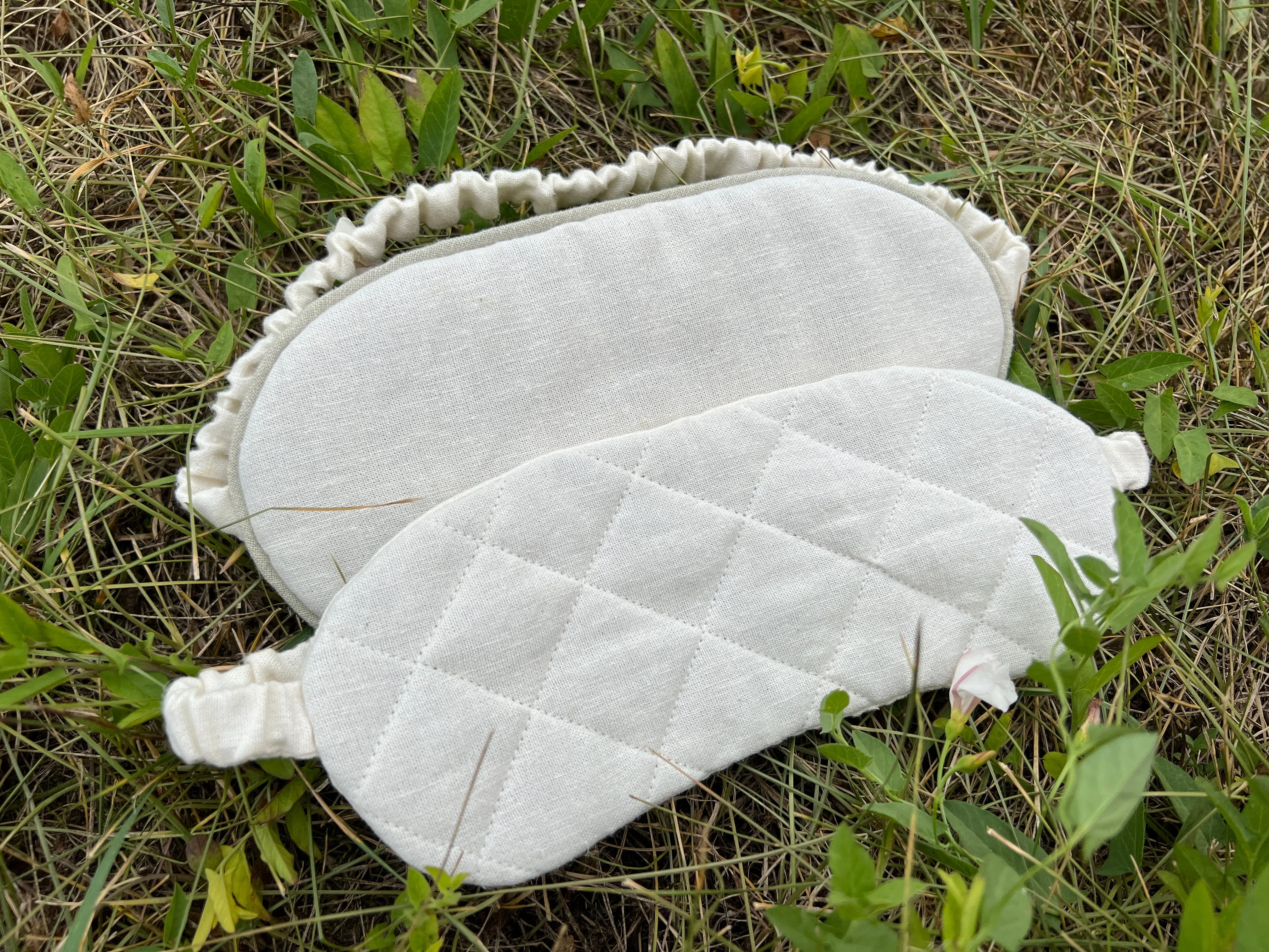 Organic Hemp Eye Mask Meditation Eye Mask Sleep Mask Natural Hemp Fiber Filling Hemp Fabric