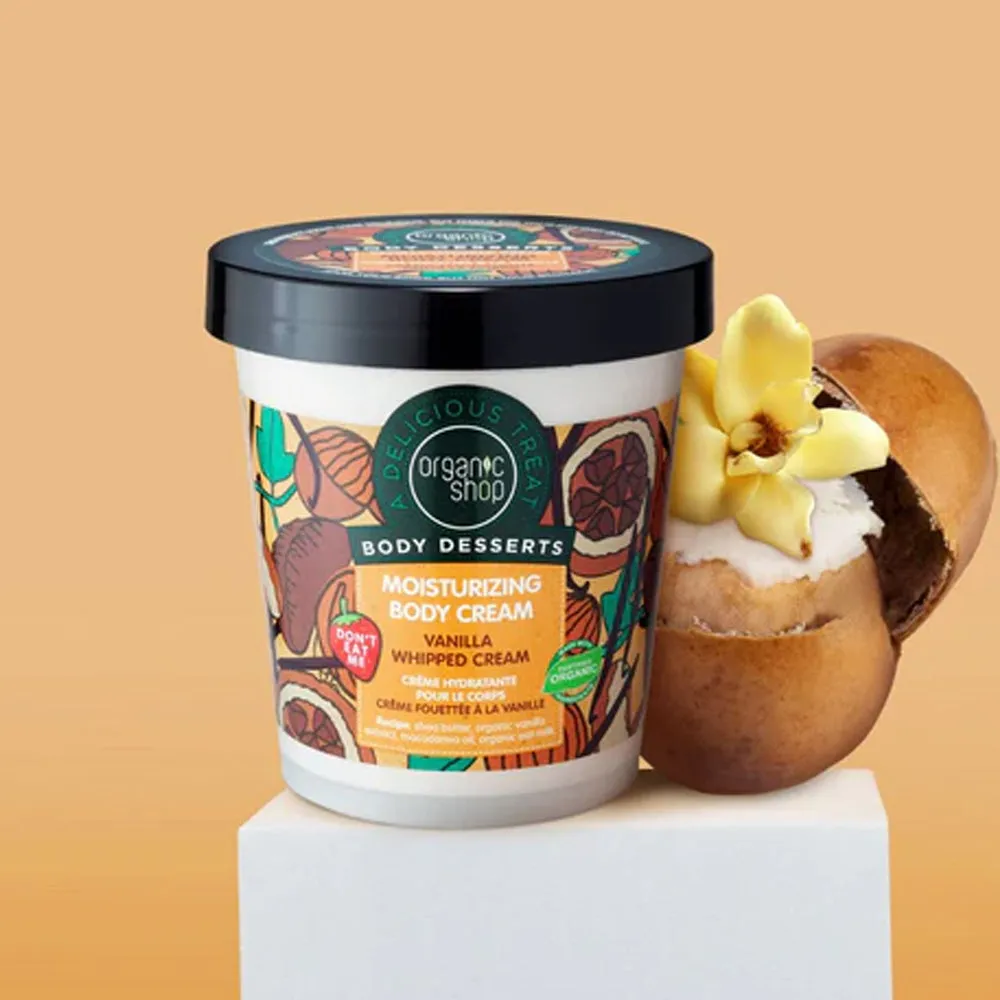 Organic Shop Body Desserts Vanilla Moisturising Body Cream