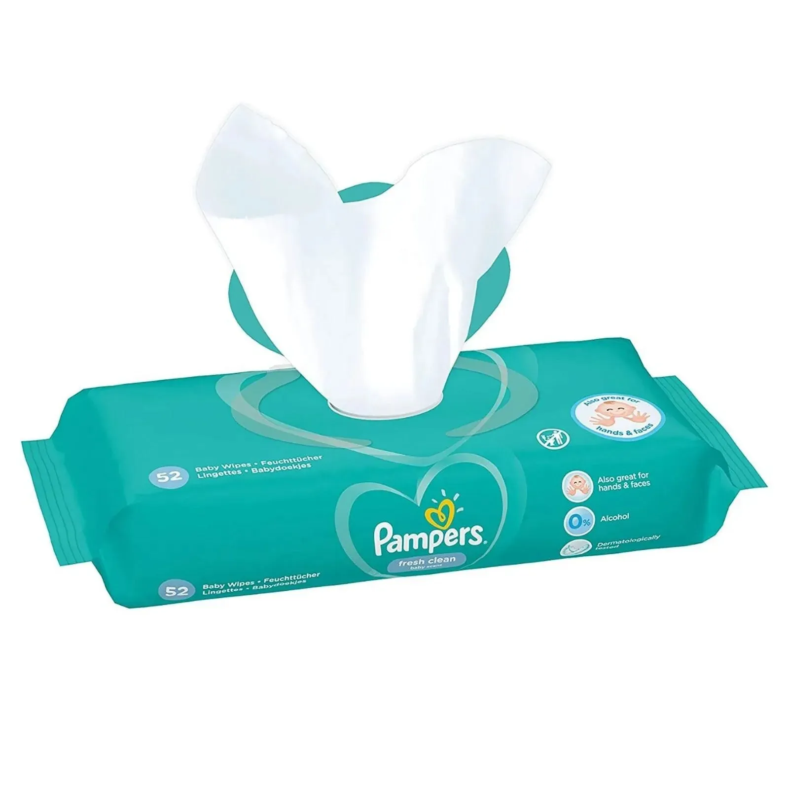 Pampers Baby Wipes 52s Scented