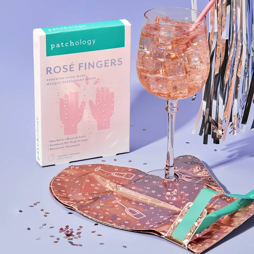 Patchology Rosé Fingers Hand Mask