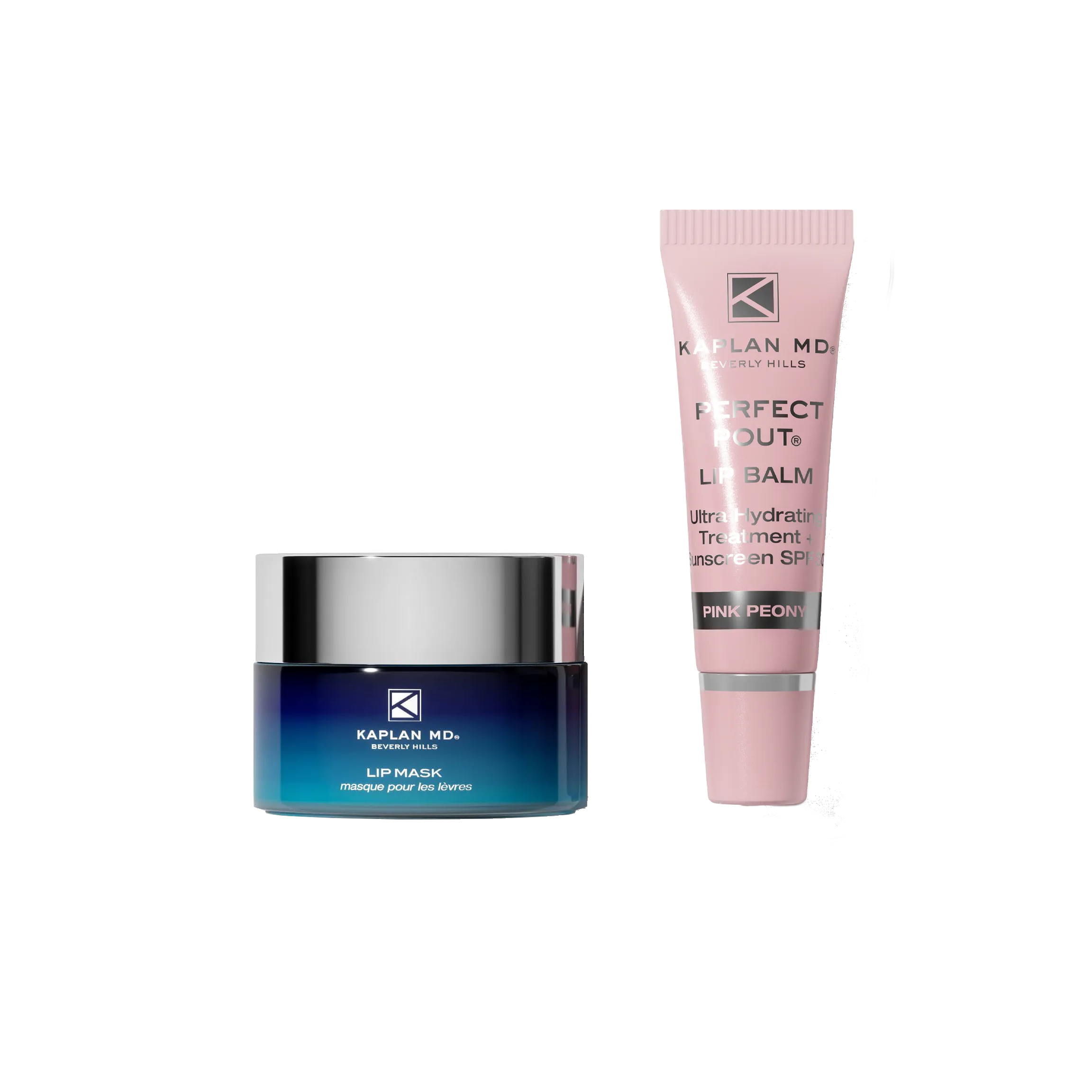 Perfect Pout Lip Mask   Lip Balm Duo - Pink Peony 1 kit