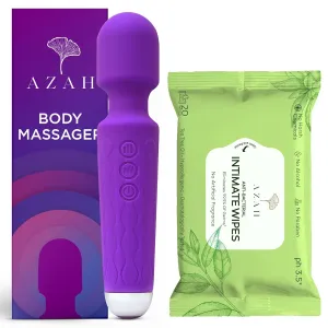 Personal Massager & Intimate Wipes Combo