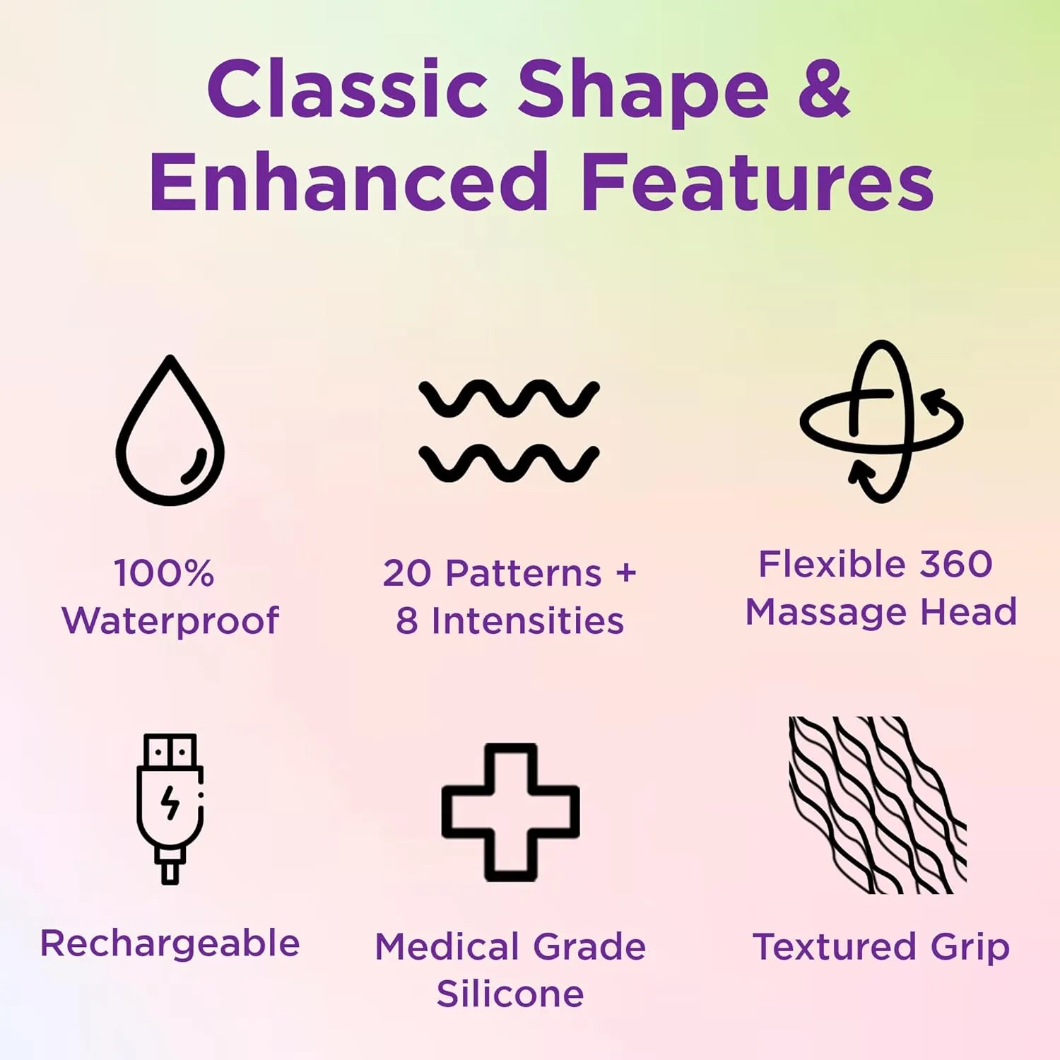 Personal Massager & Intimate Wipes Combo