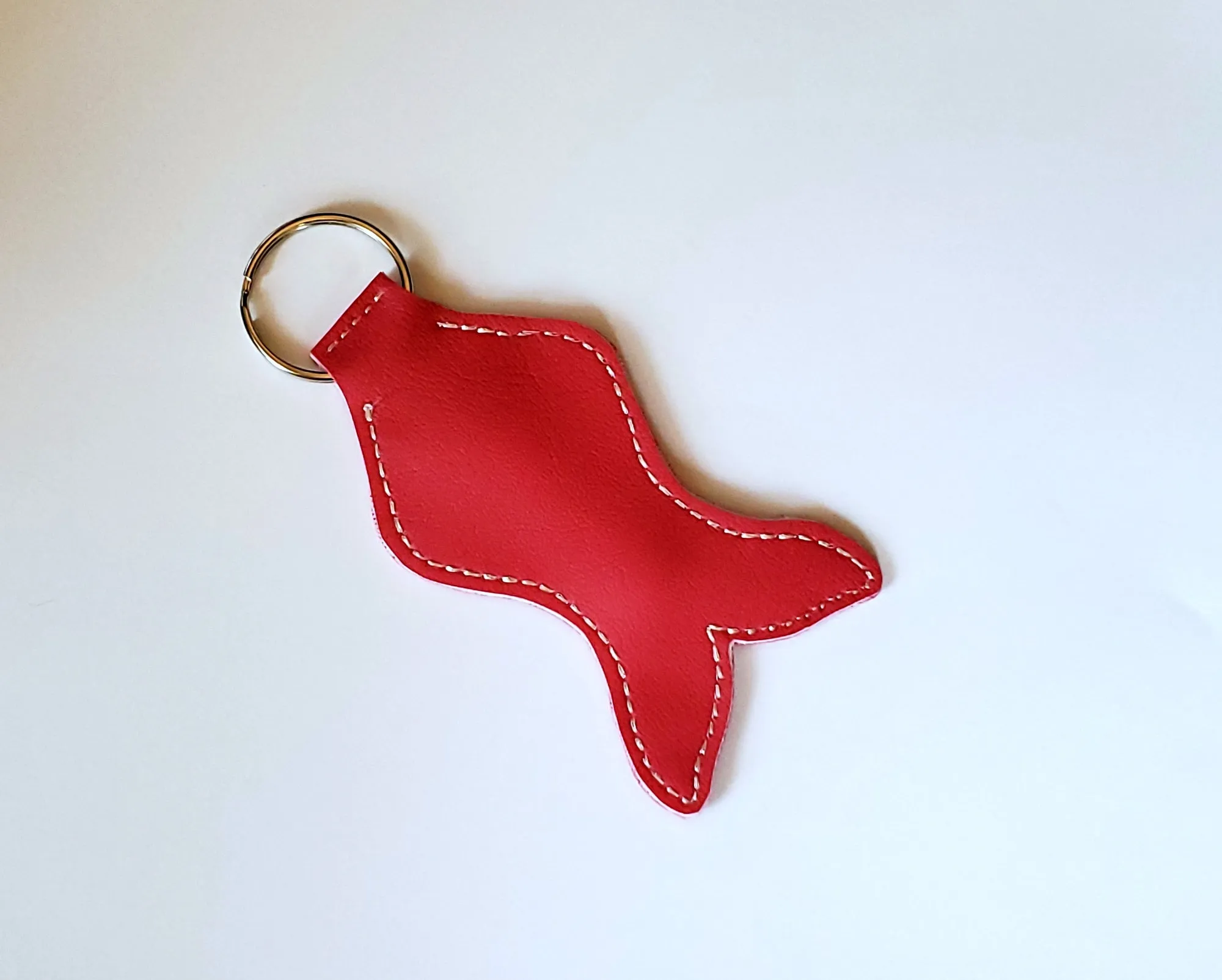 Pink Mermaid Lip Balm Holder Keychain