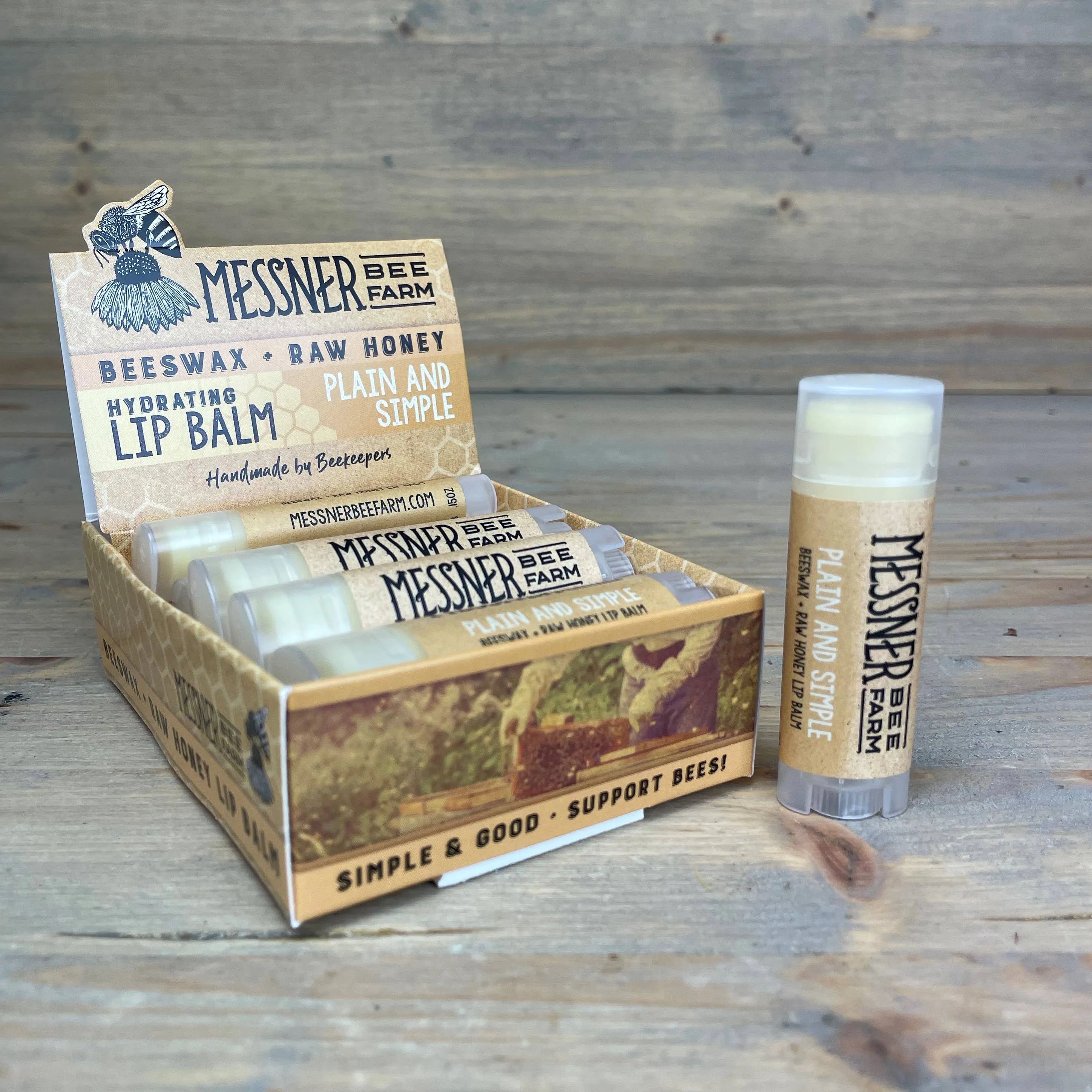 Plain and Simple Lip Balm-Messner Bee Farm