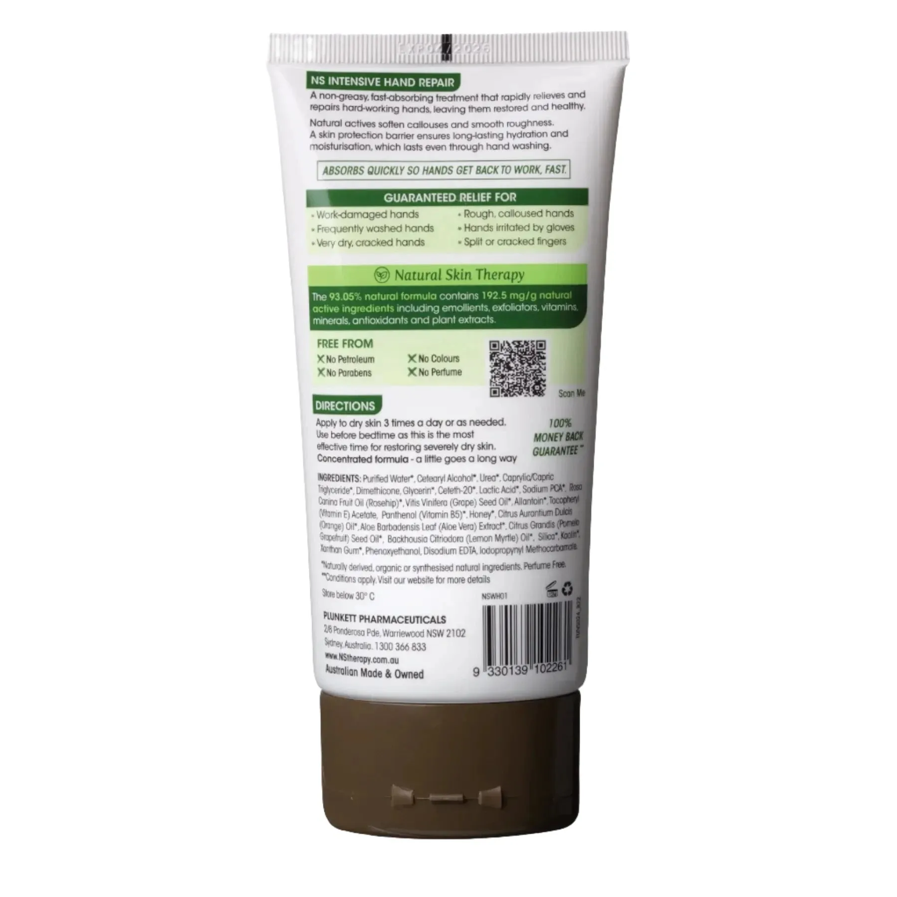 Plunkett NS Intensive Hand Repair 150g