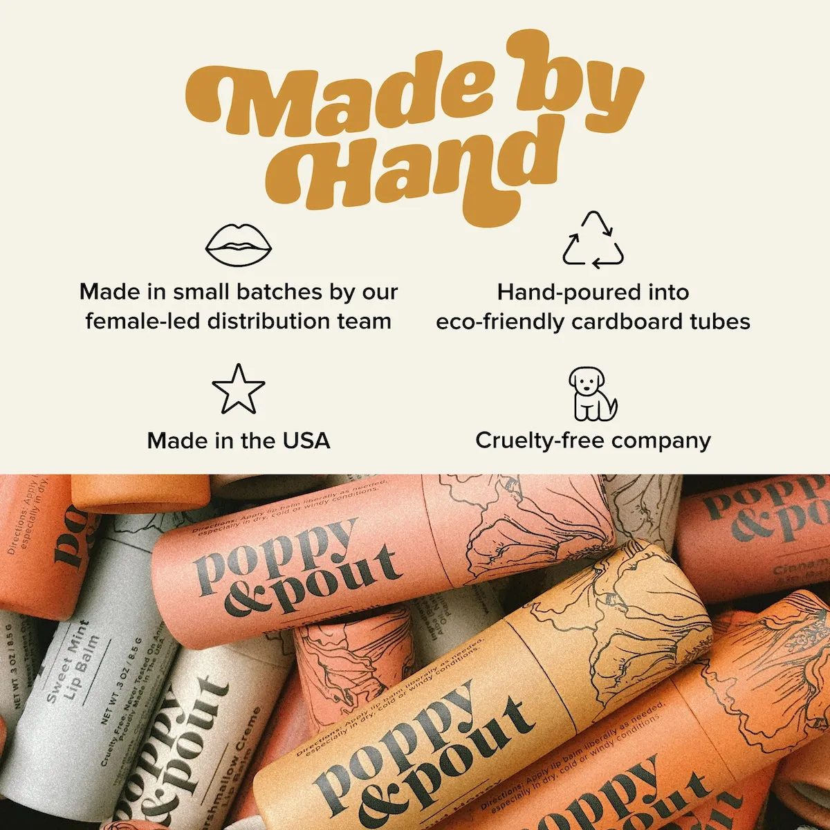 Poppy & Pout - Cinnamint Lip Balm