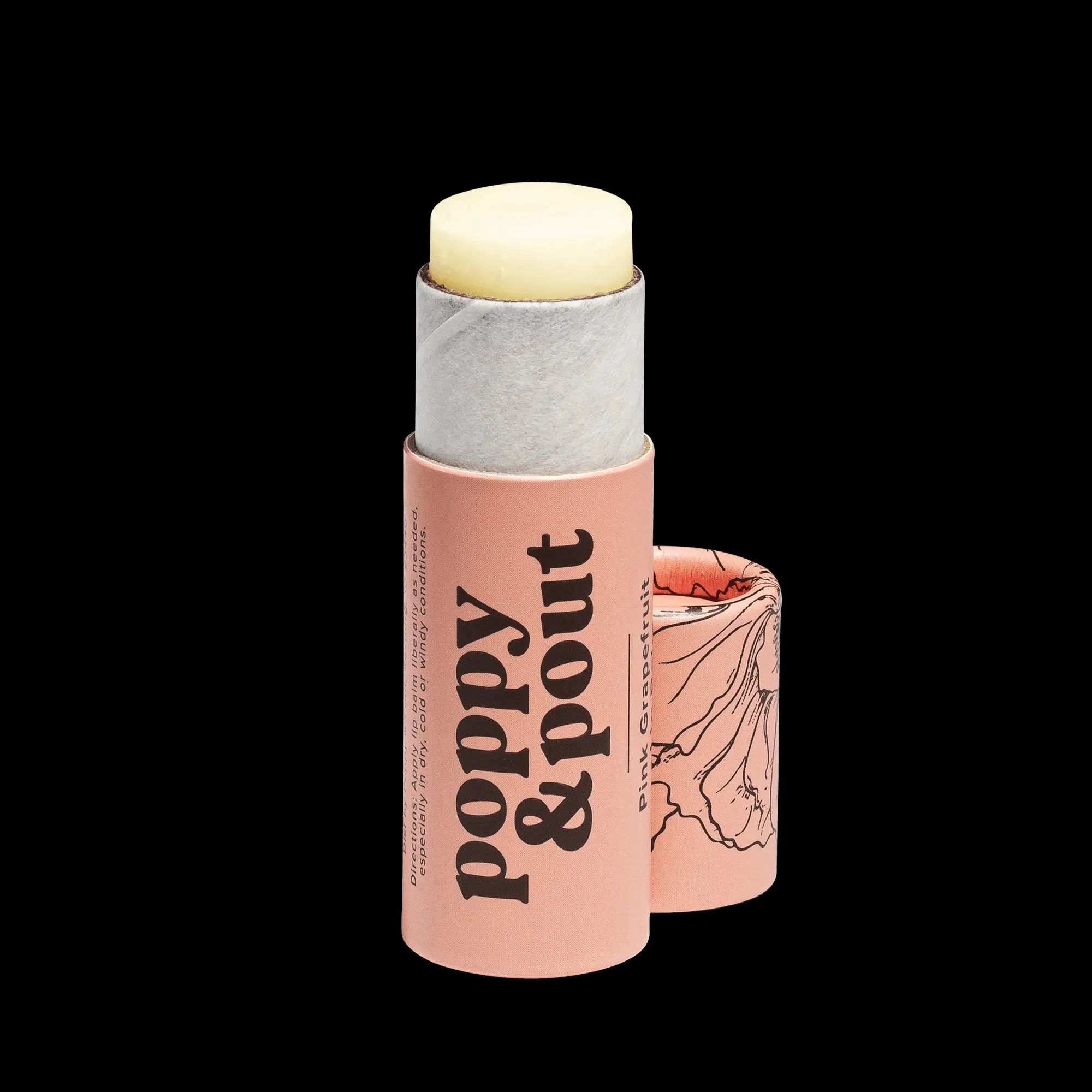 Poppy & Pout Pink Grapefruit Lip Balm