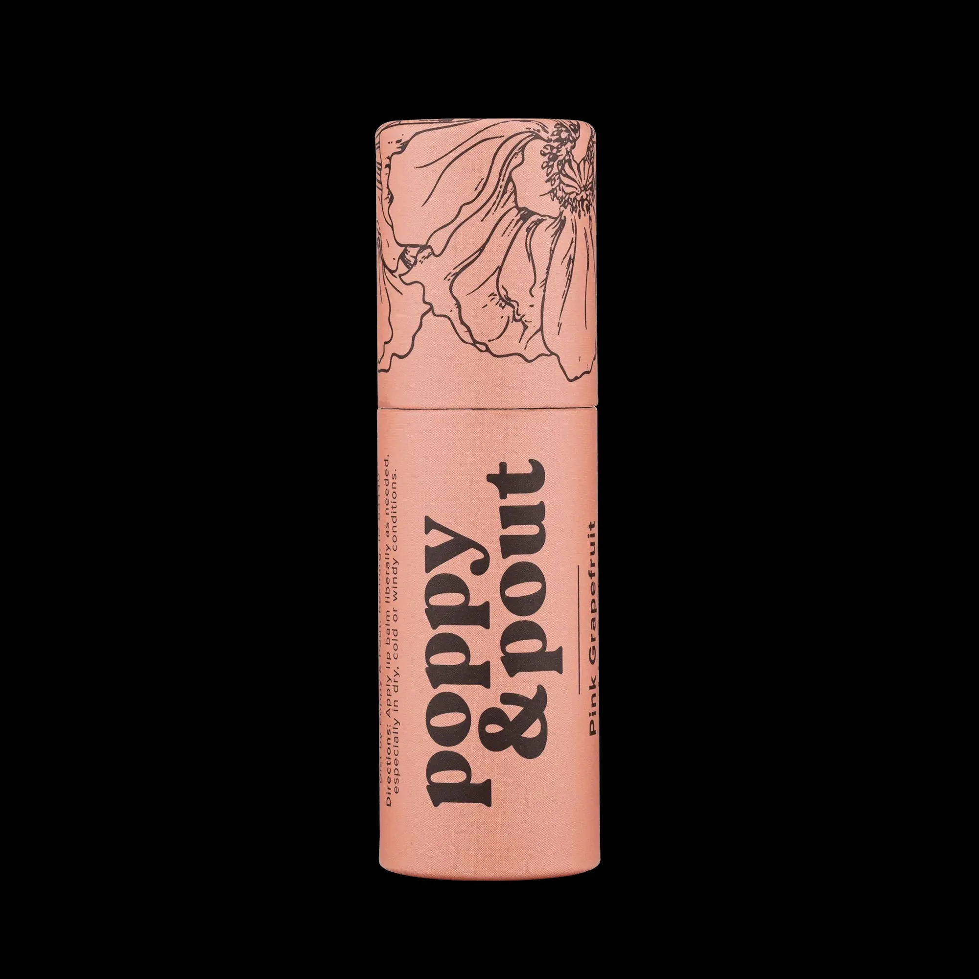 Poppy & Pout Pink Grapefruit Lip Balm