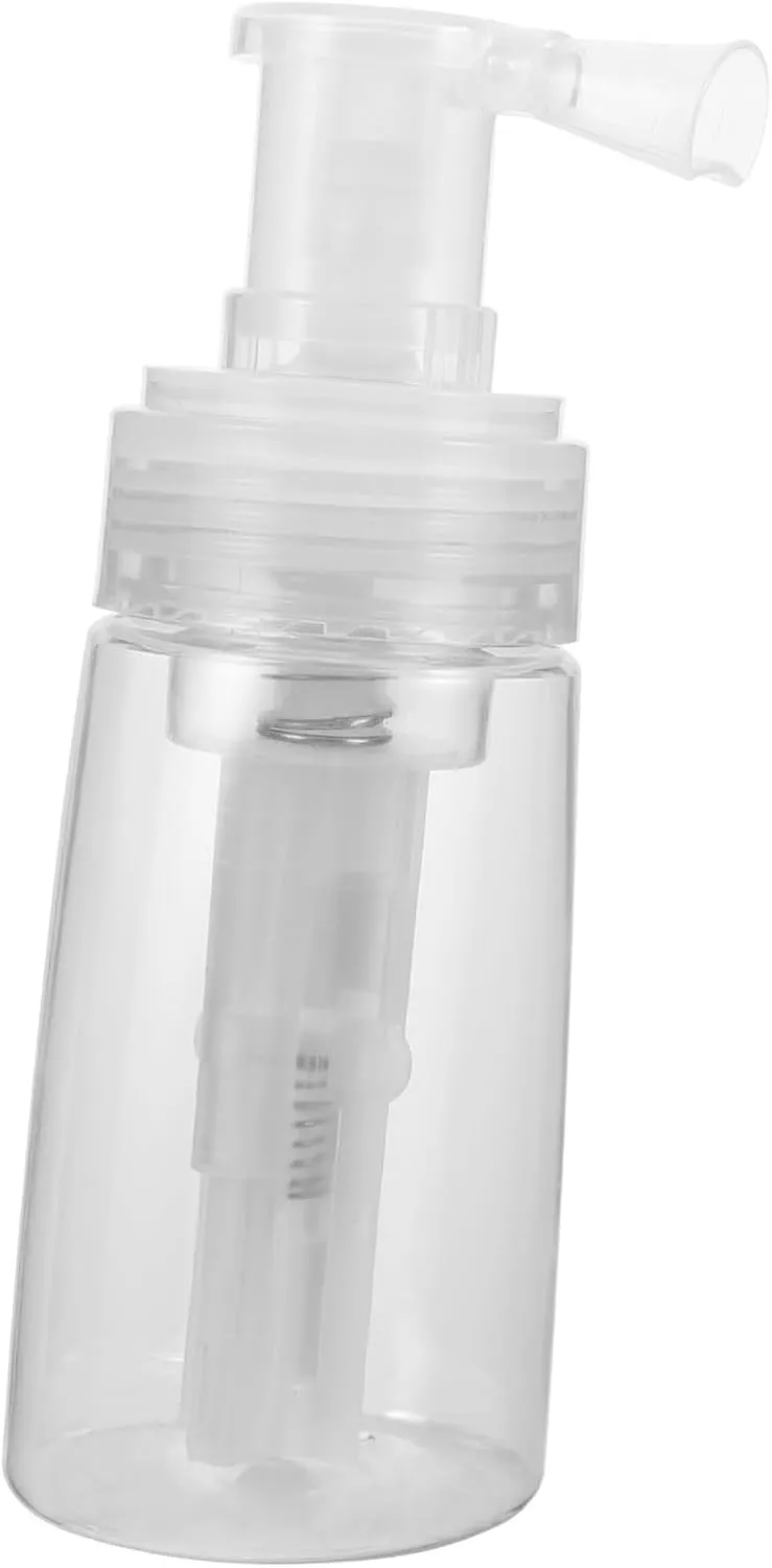Powder Bottle Spray Bottles Cleaning Spray Bottle Hair Fiber Applicator for Salon Barber Powder Spray Bottle Powder Spray Applicator Hair Salon Supplies Plastic Transparent