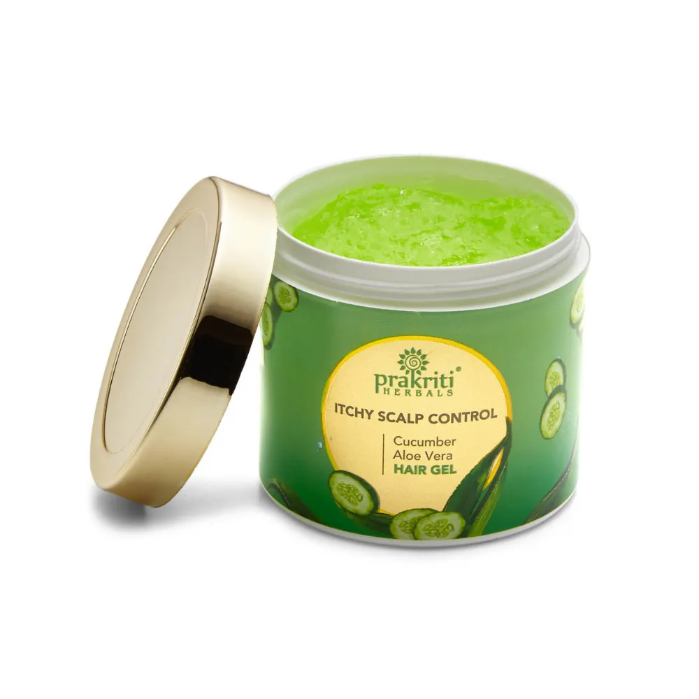 Prakriti Herbals Itchy Scalp Control Cucumber Aloevera Hair Gel 220gm