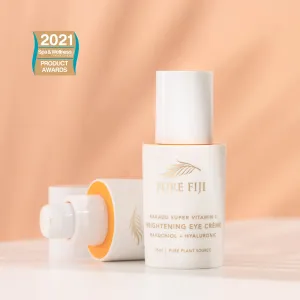 Pure Fiji Vitamin C Brightening C Eye Creme with Bakuchil   Hylaronic 15mls