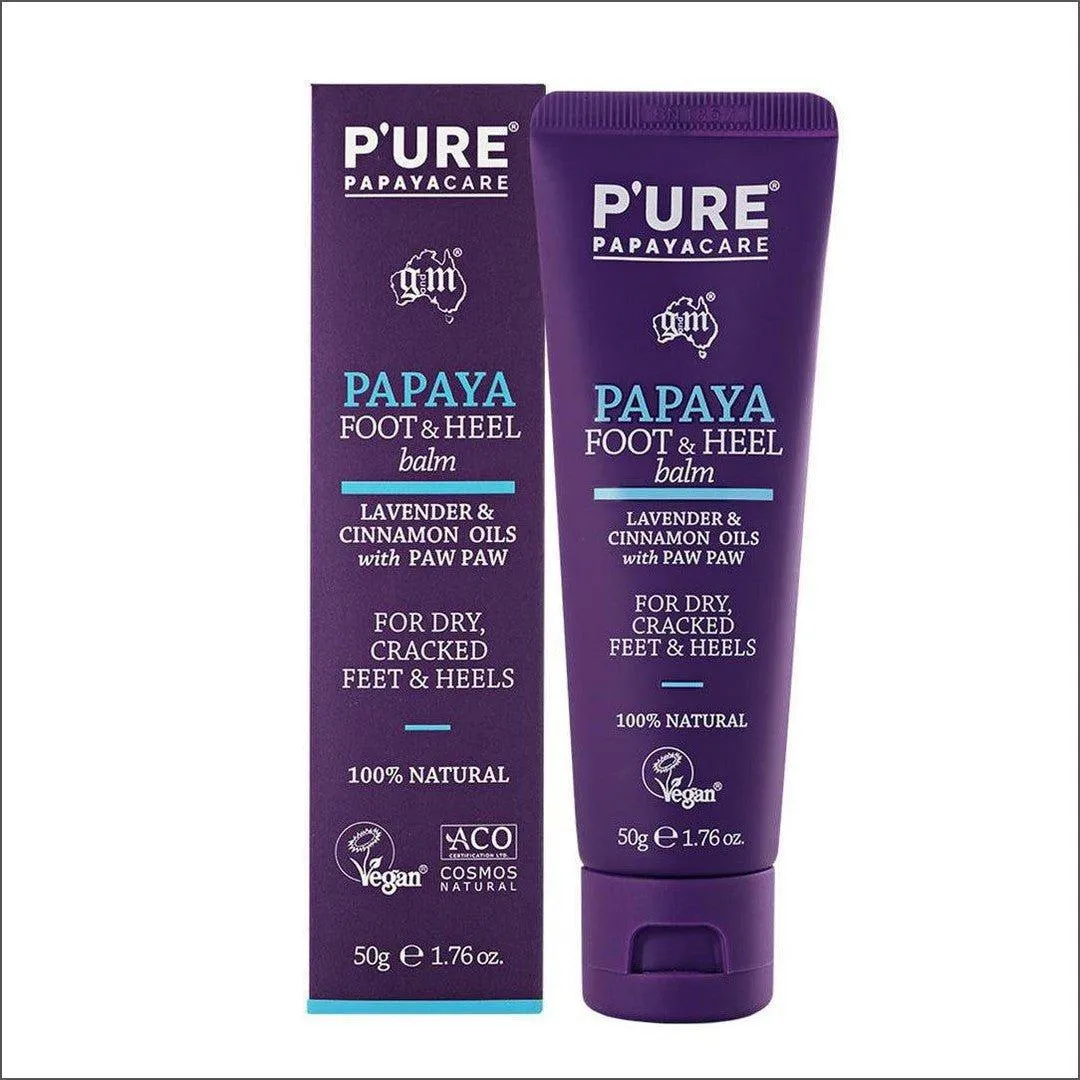 P'ure Papayacare Papaya Foot & Heel Balm 50g