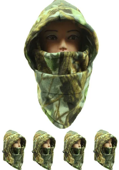 real tree camouflage fleece winter ski mask Case of 72