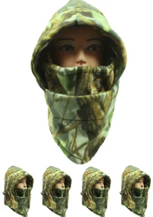 real tree camouflage fleece winter ski mask Case of 72