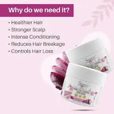 Red onion hair loss control mask