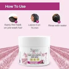 Red onion hair loss control mask