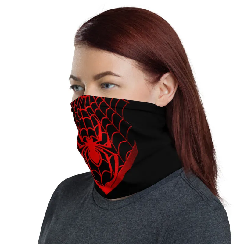 Red Spider Web Neck Gaiter