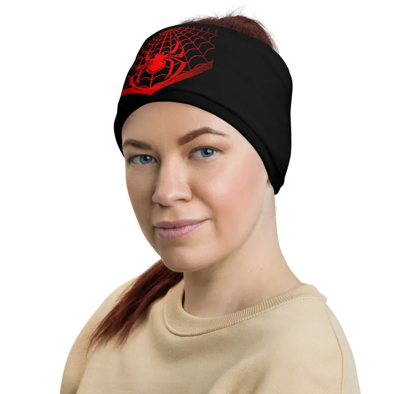 Red Spider Web Neck Gaiter
