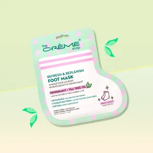 Refresh & Replenish Foot Mask | Peppermint   Tea Tree Oil