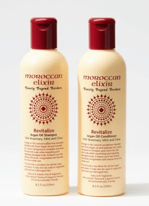 REVITALIZE Argan Oil Shampoo   Conditioner