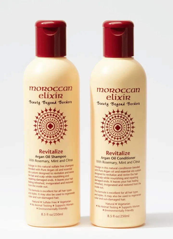REVITALIZE Argan Oil Shampoo   Conditioner