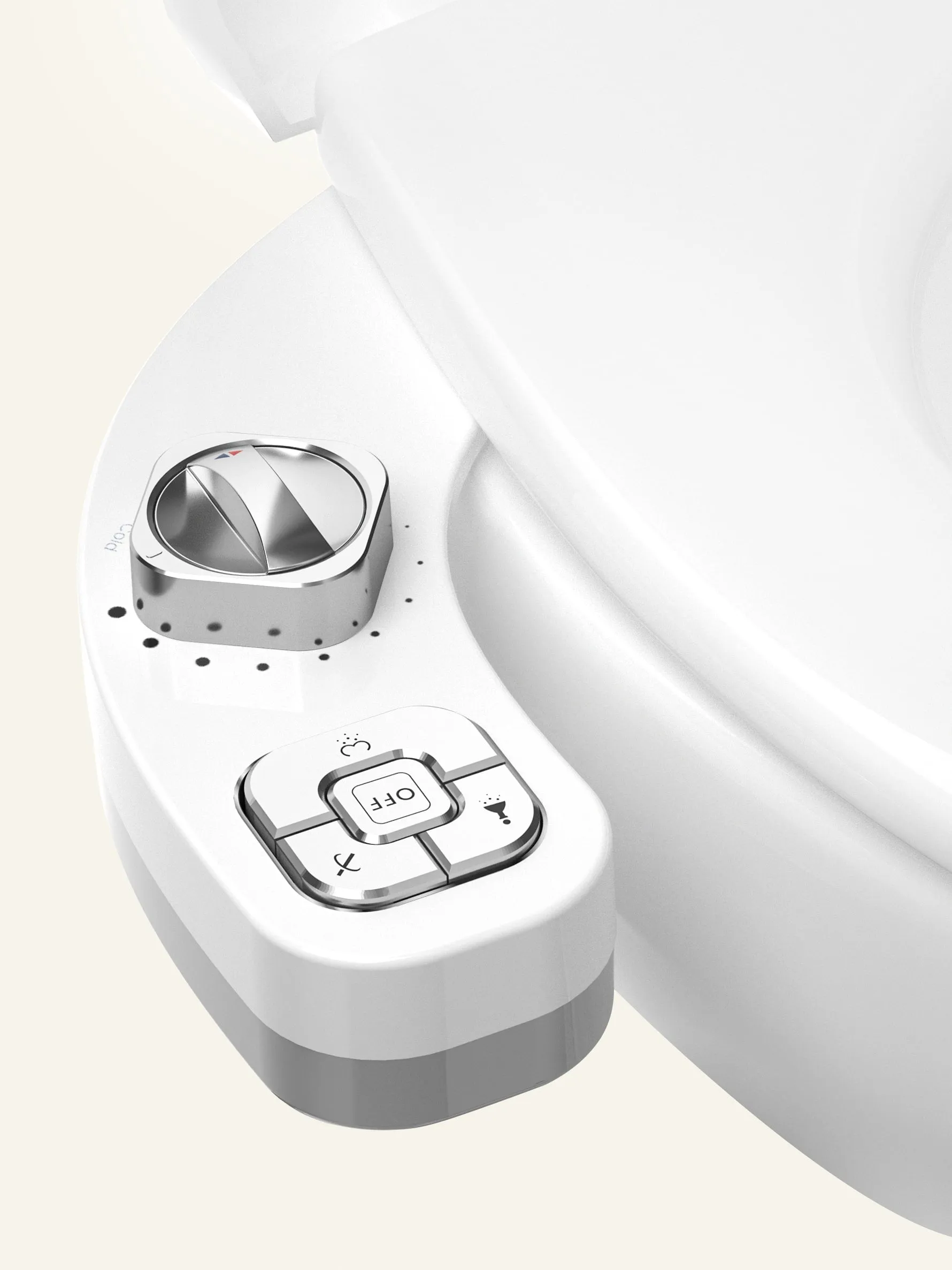Samodra SPA Bidet - Hot and Cold Water - Square