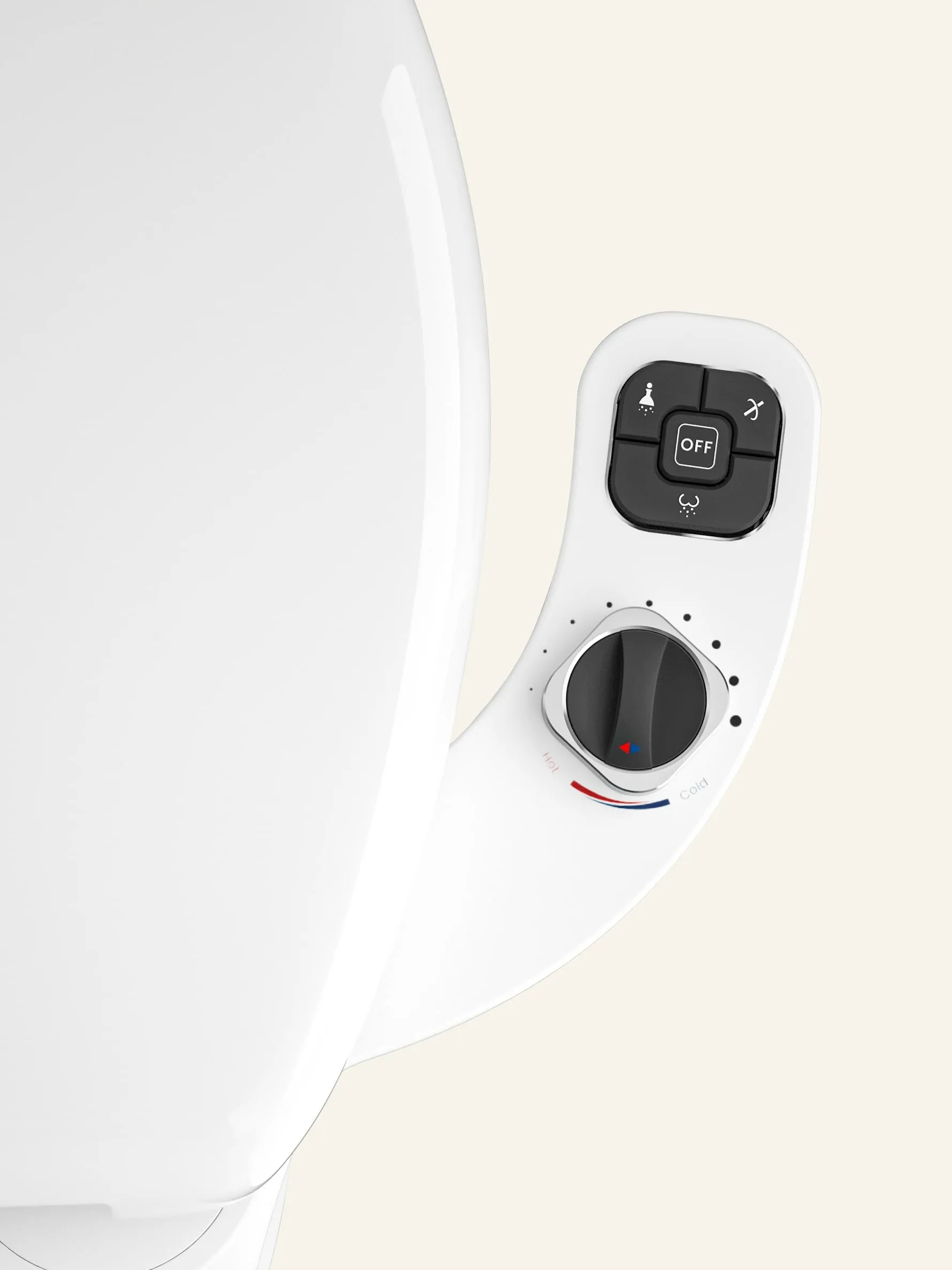 Samodra SPA Bidet - Hot and Cold Water - Square